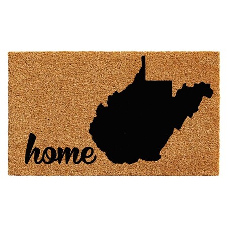 Configuracion 24 x 36 in. West Virginia Rectangular Doormat Natural & Black CO3369398
